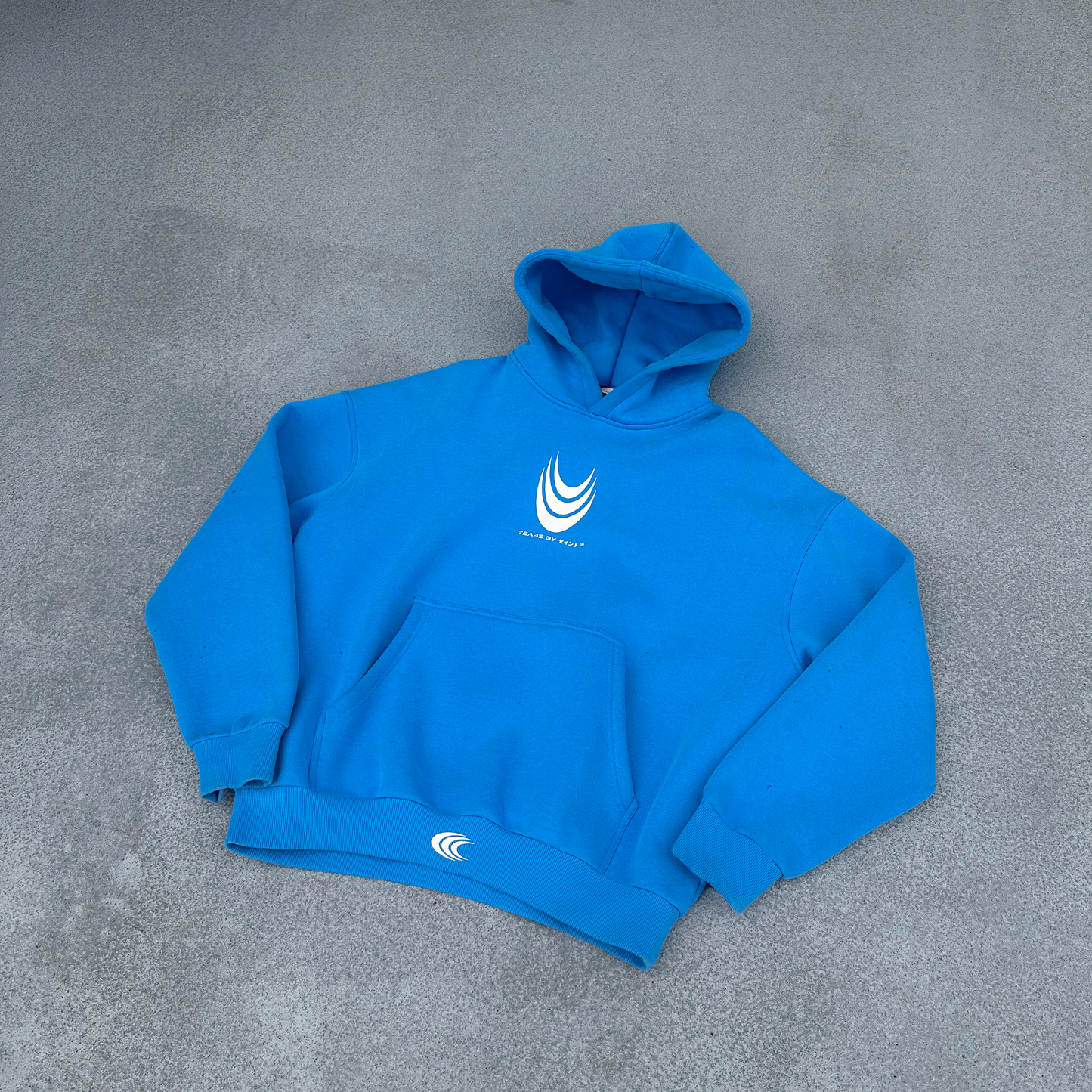 Box Oversized Hoodie - Sky Blue