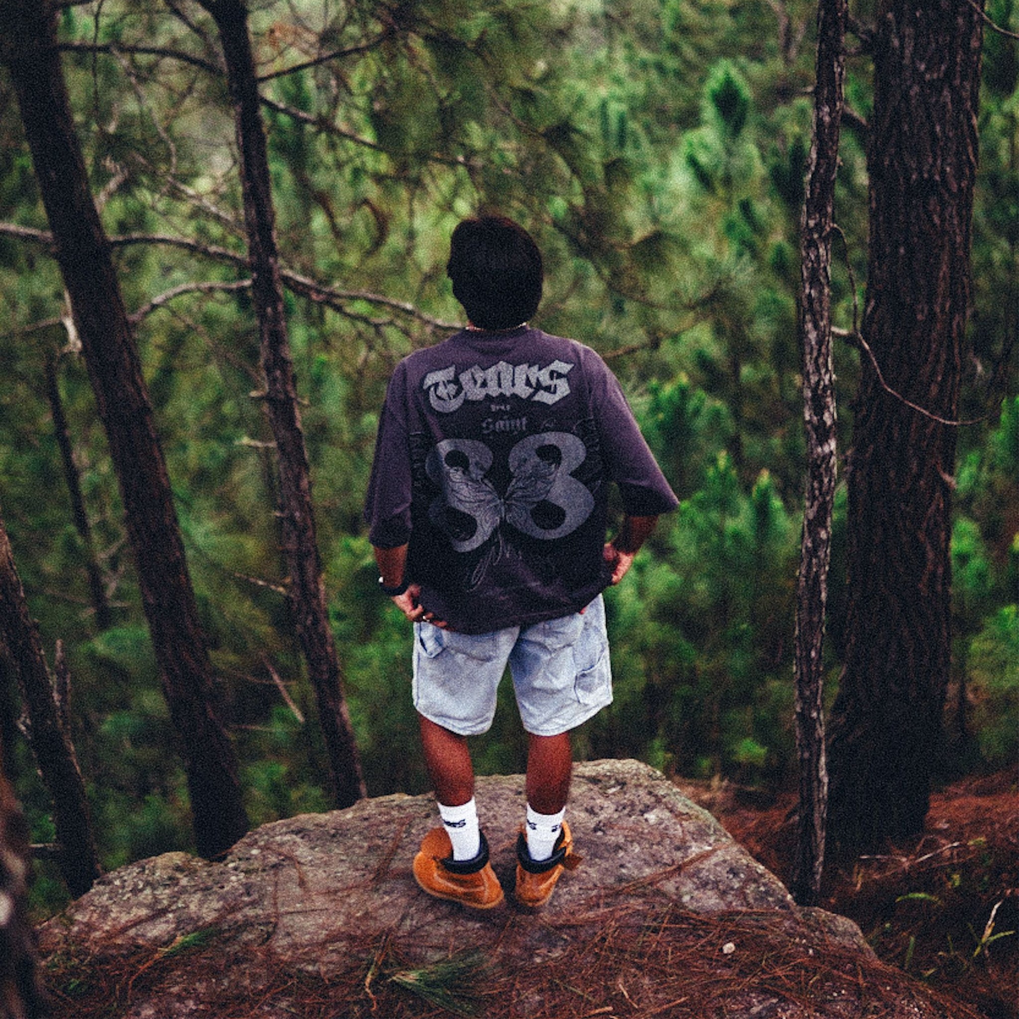 NEW BUTTERFLY TEE V3 GRAY